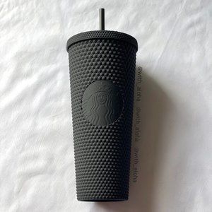 New🍍🖤 Starbucks Black Matte Studded Tumbler